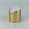 28-410 gold Aluminum Shell smooth skirt Disc Top Cap