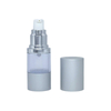15ml Clear Airless Pump Bottle With Matte Silver Over-Cap