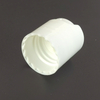 20-410 White PP Plastic Smooth Skirt Unlined Disc Top Lid