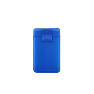 20ml PP Credit Card Perfume Sprayer Plastic Bottle with Top Cap