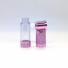 15ml Clear Airless Pump Bottle With Pink Over-Cap