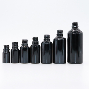Black Glass Bottles