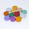 45-400 Metal Shelled Colored Lids with Foam Liner 