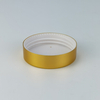 53-400 Shiny Gold Metal Shelled Lid with Foam Liner