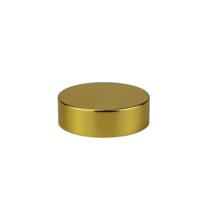 45/400 Shiny Gold Metal Overshell Straight Sided Cap